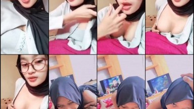 Mahasiswi Hijab Cantik Suka Jilatin Biji