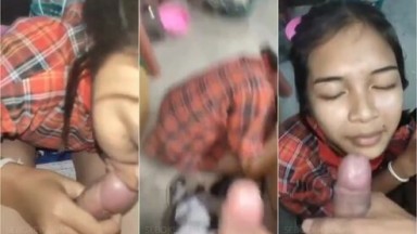 Bokep Masih SMA Sepong Kontol Om Sampe Crot di Wajah - Bokep Indo