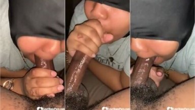 Masked Black Chick Feasts On My Cock With Pleasure - Bokep Barat